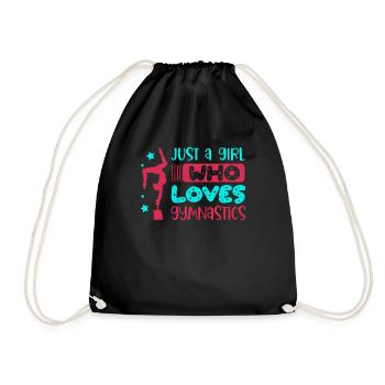 Gymnastique pour un gymnaste - Sac de sport léger - noir - Devant