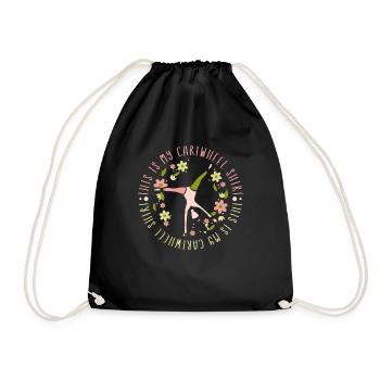 Gymnastique pour un gymnaste - Sac de sport léger - noir - Devant