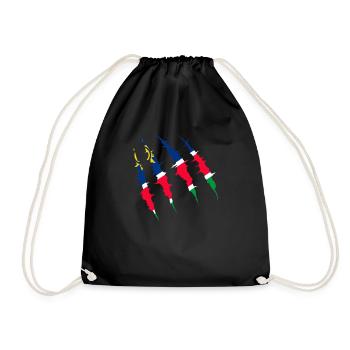 Namibia - Drawstring Bag - black - Front
