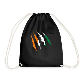 Côte d’Ivoire - Sac de sport léger - noir - Devant