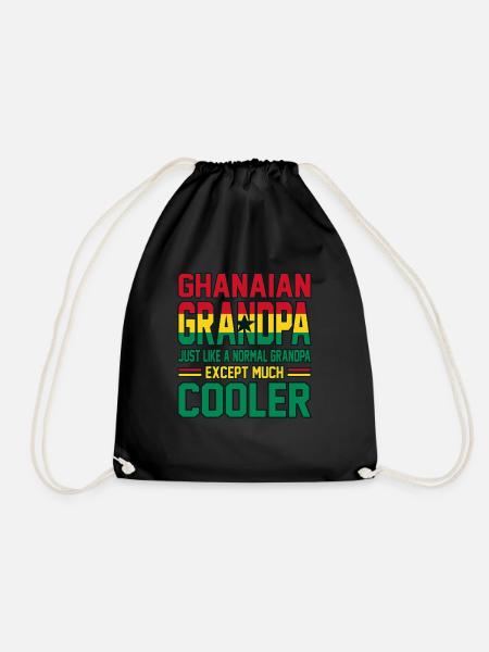 Ghana - Turnbeutel - Schwarz