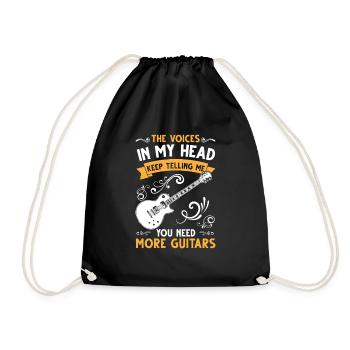 Musicien Guitariste Cadeau Guitariste - Sac de sport léger - noir - Devant
