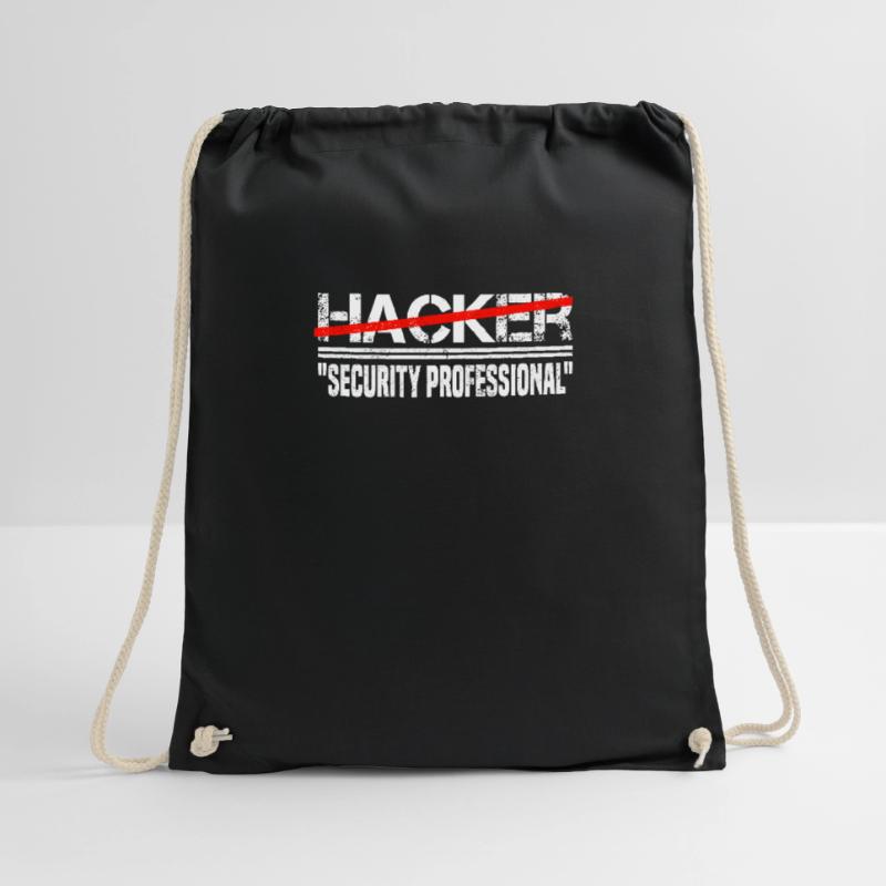 IT Cyber Security Experte Nerd Hacking Turnbeutel
