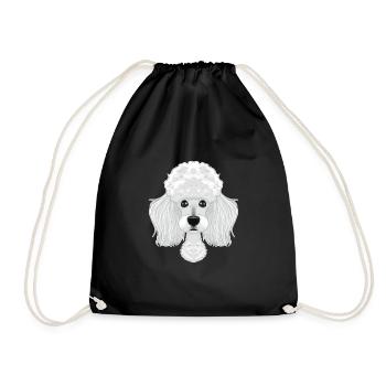 Poodle Lover I Dog Lover I Poodle - Drawstring Bag - black - Front