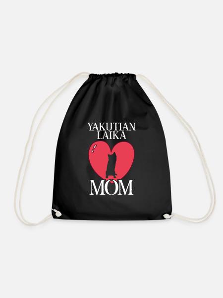 yakutian laika mom Yakutskaya Laika - Turnbeutel - Schwarz