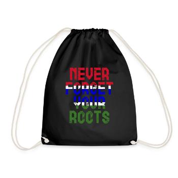 Gambia - Drawstring Bag - black - Front