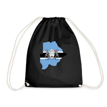 Botswana - Turnbeutel - Schwarz - Vorne