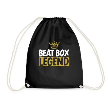 Beat Box Legend Beatboxer Beatboxing Musique - Sac de sport léger - noir - Devant