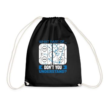 QUELLE PARTIE DE NE COMPRENEZ-VOUS PAS - Sac de sport léger - noir - Devant
