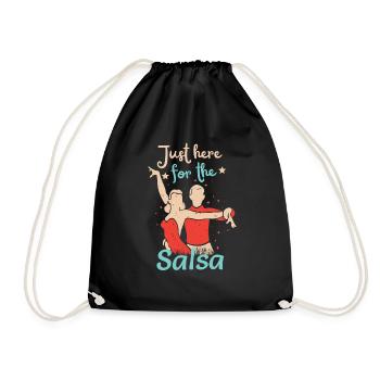 Salsa Musique Danse Mambo Danse Art - Sac de sport léger - noir - Devant