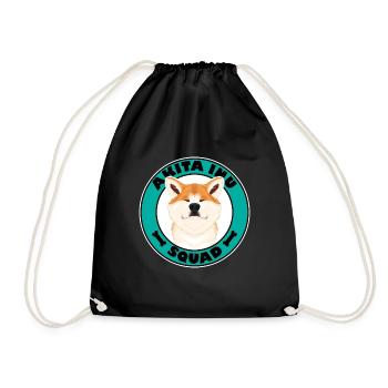 Akita Inu Squad I Dog Lover I Akita Inu - Turnbeutel - Schwarz - Vorne