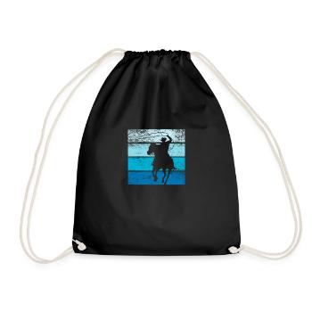 Cow-boy - Sac de sport léger - noir - Devant