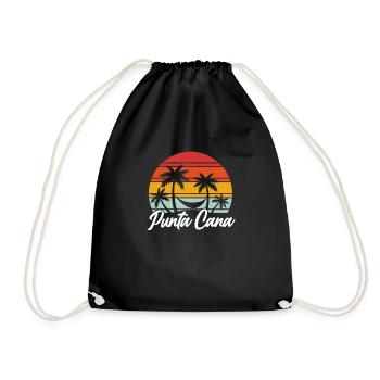 Punta Cana Dominican Republic Holidays - Drawstring Bag - black - Front