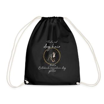 Entlebucher Mountain Dog Glitter Dogs - Sac de sport léger - noir - Devant