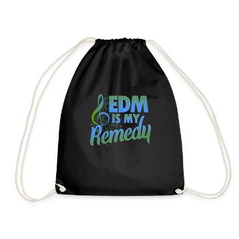 EMD is my Remedy - Drawstring Bag - black - Front