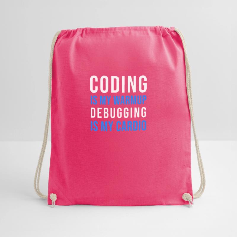 Drôle de programmeur disant codage Informatique Sac de sport léger