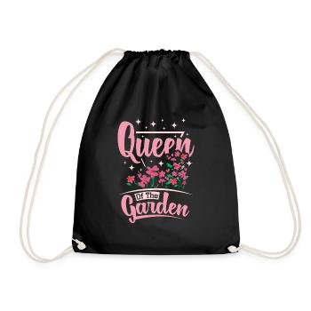 Reine du jardin - Sac de sport léger - noir - Devant