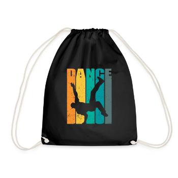 Breakdance BBoy BGirl Streetdance Breakdance - Turnbeutel - Schwarz - Vorne