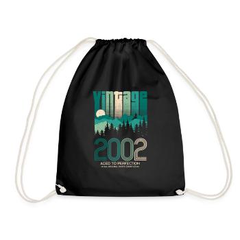 Millésime 2002 20ème anniversaire Vingt ans - Sac de sport léger - noir - Devant