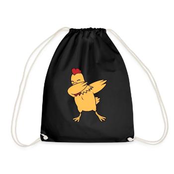 Poulet - Sac de sport léger - noir - Devant