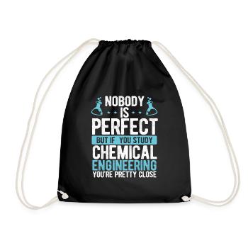 Chemical Engineering Process Chemical Engineer - Drawstring Bag - black - Front