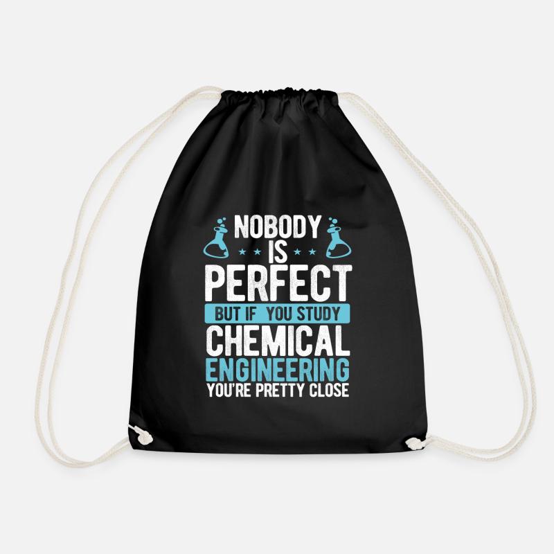 Chemical Engineering Process Chemical Engineer - Drawstring Bag - black