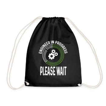 Engineering Engineering School Future Engineer - Drawstring Bag - black - Front