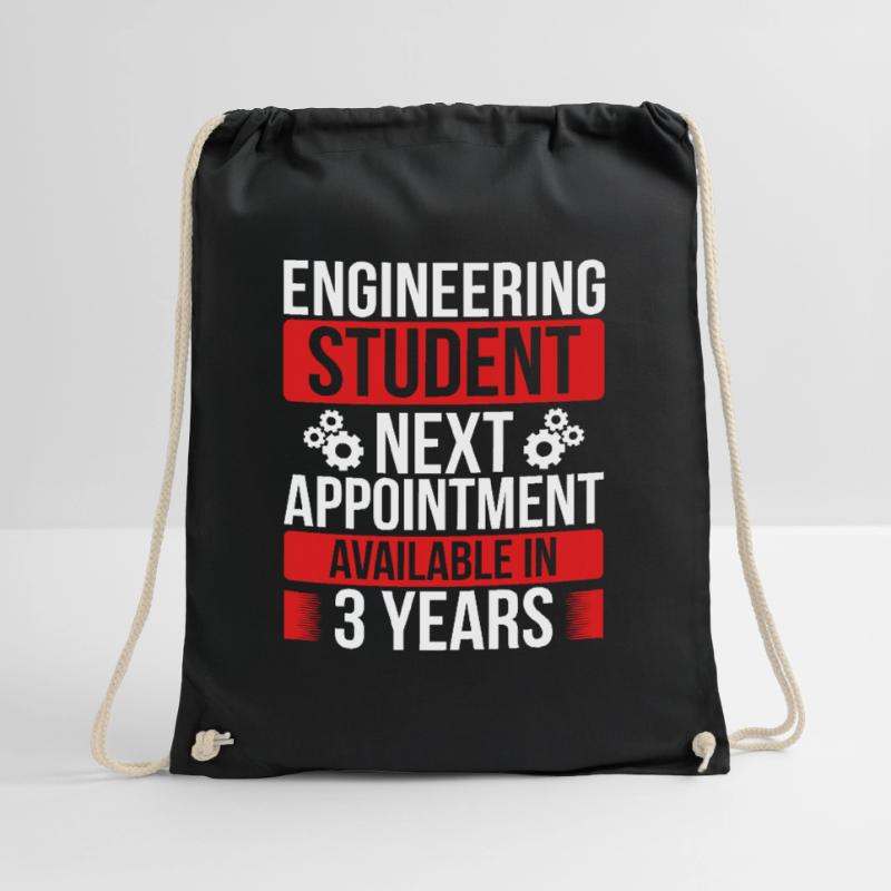 Engineering Student Study Engineering School Drawstring Bag