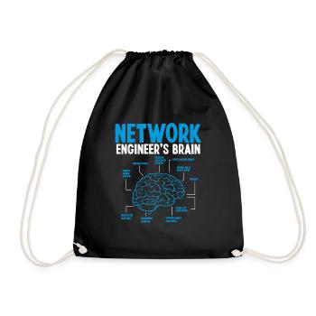 Network Engineering Cloud Network Engineer - Turnbeutel - Schwarz - Vorne