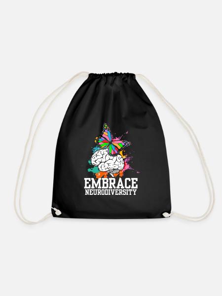 Autism Awareness I ADHD I ASD I Embrace - Turnbeutel - Schwarz