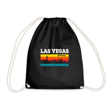Las Vegas Nevada - Drawstring Bag - black - Front