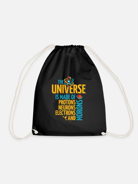 Science - Drawstring Bag - black