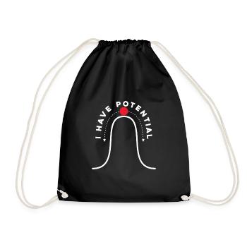 Science Physique-nerd - Sac de sport léger - noir - Devant