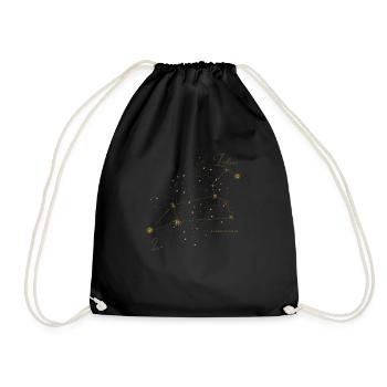 Signe du Zodiaque Lion Horoscope Astrologie - Sac de sport léger - noir - Devant