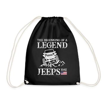 Jeeps Légende - Sac de sport léger - noir - Devant