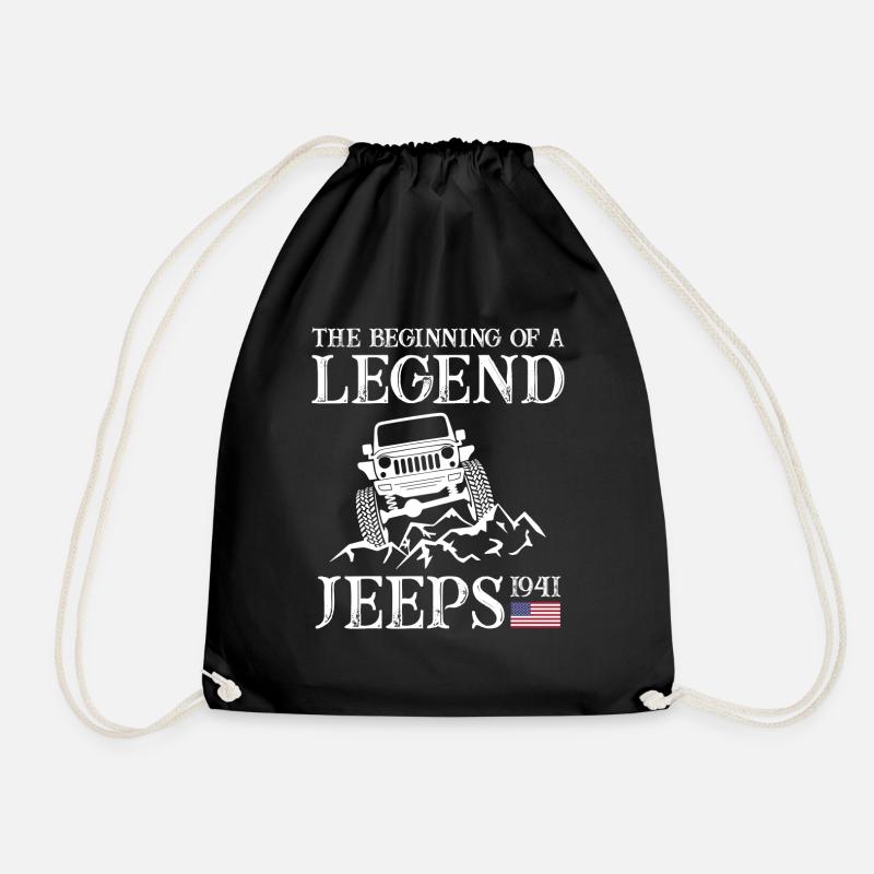 Jeeps Legend - Turnbeutel - Schwarz