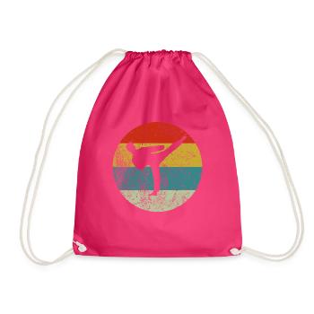 Taekwondo - Turnbeutel - Fuchsia - Vorne