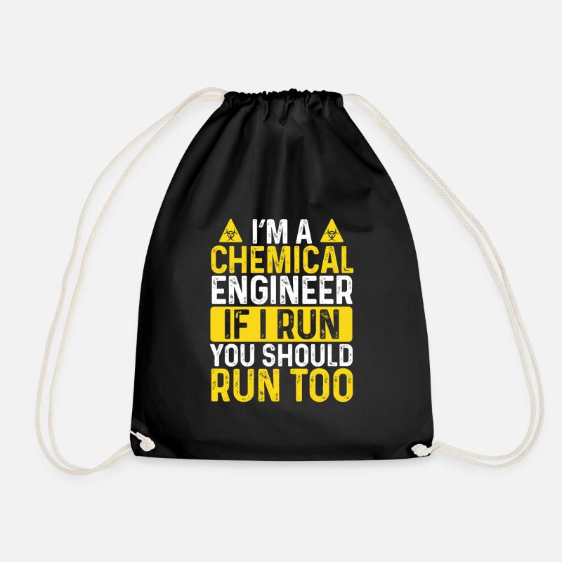 Chemical Engineer Chemical Engineering - Turnbeutel - Schwarz