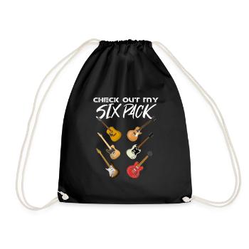 Guitare - Sac de sport léger - noir - Devant