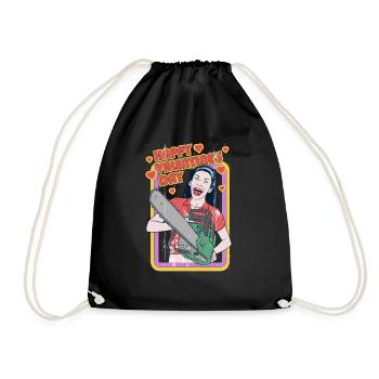 Happy Valentine's Day - Drawstring Bag - black - Front