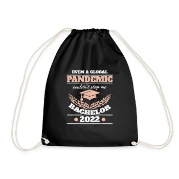 Bachelor Graduation Graduate Bachelors Degree 2022 - Drawstring Bag - black - Front