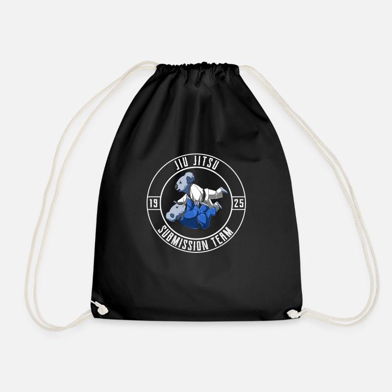 Niedliche Jiu Jitsu Koalas - BJJ Grappling - Turnbeutel - Schwarz