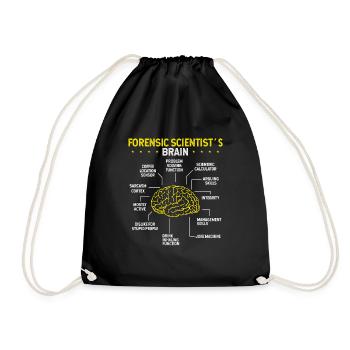 Future Forensic Scientist Forensic Science - Drawstring Bag - black - Front