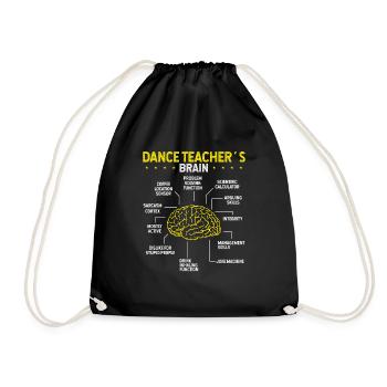 Dance Teacher Jazz Dancing Teacher Choreographing - Drawstring Bag - black - Front