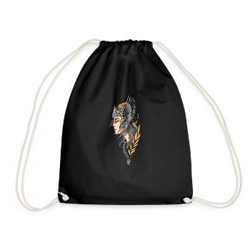 Valkyrie I Valkyrie Viking Valhalla motif pour - Sac de sport léger - noir - Devant
