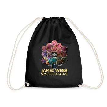 jwst James Webb Space Telescope - Turnbeutel - Schwarz - Vorne
