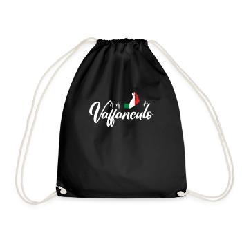 Vaffanculo Heartbeat - Sac de sport léger - noir - Devant