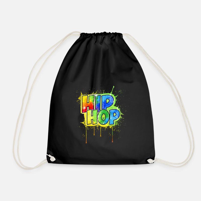 hip hop - Turnbeutel - Schwarz