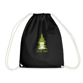 Disc Golf Je rencontrerais le - Sac de sport léger - noir - Devant