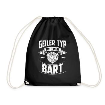 Bart - Turnbeutel - Schwarz - Vorne